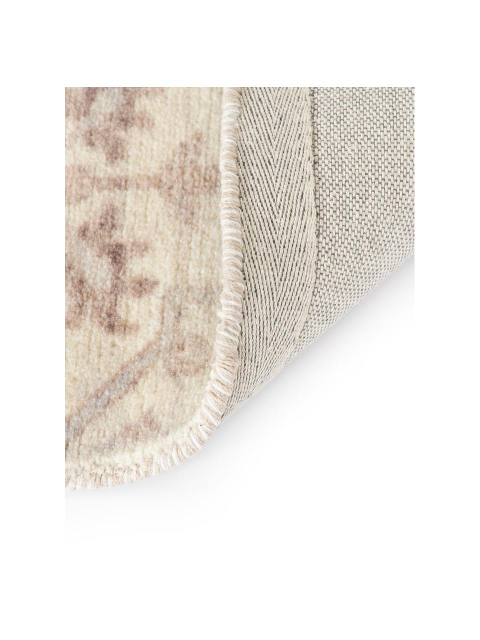 Dywan z krótkim włosiem Rosalie, 100% wełna

Włókna dywanów wełnianych mogą nieznacznie rozluźniać się w pierwszych tygodniach użytkowania, co ustępuje po pewnym czasie, Beżowy, blady różowy, S 120 x D 180 cm (Rozmiar S)