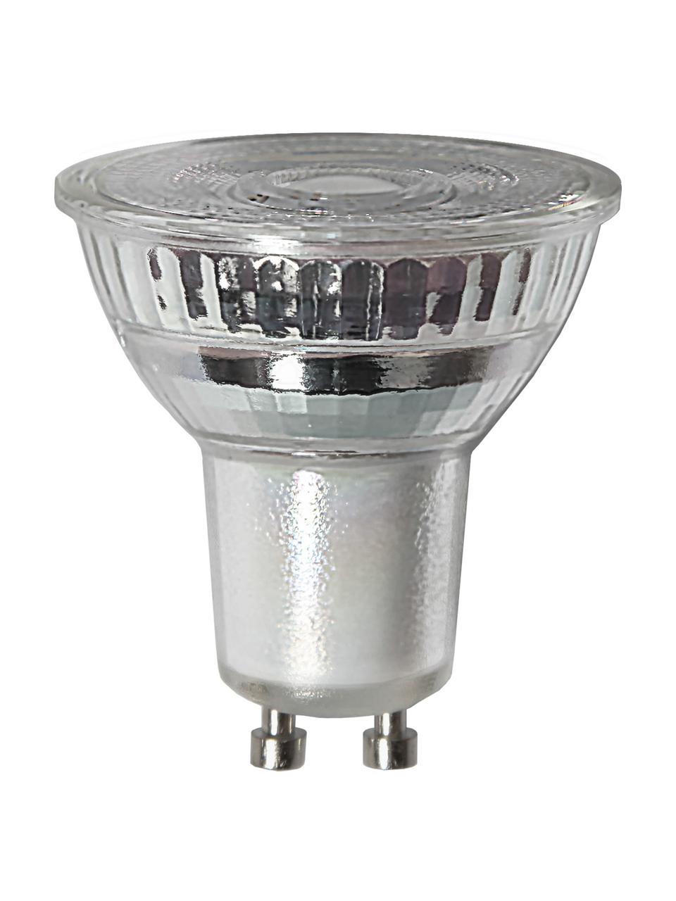 Bombilla regulable GU10, 400lm, blanco cálido, 1 ud., Ampolla: vidrio, Casquillo: aluminio, Transparente, Ø 5 x Al 5 cm