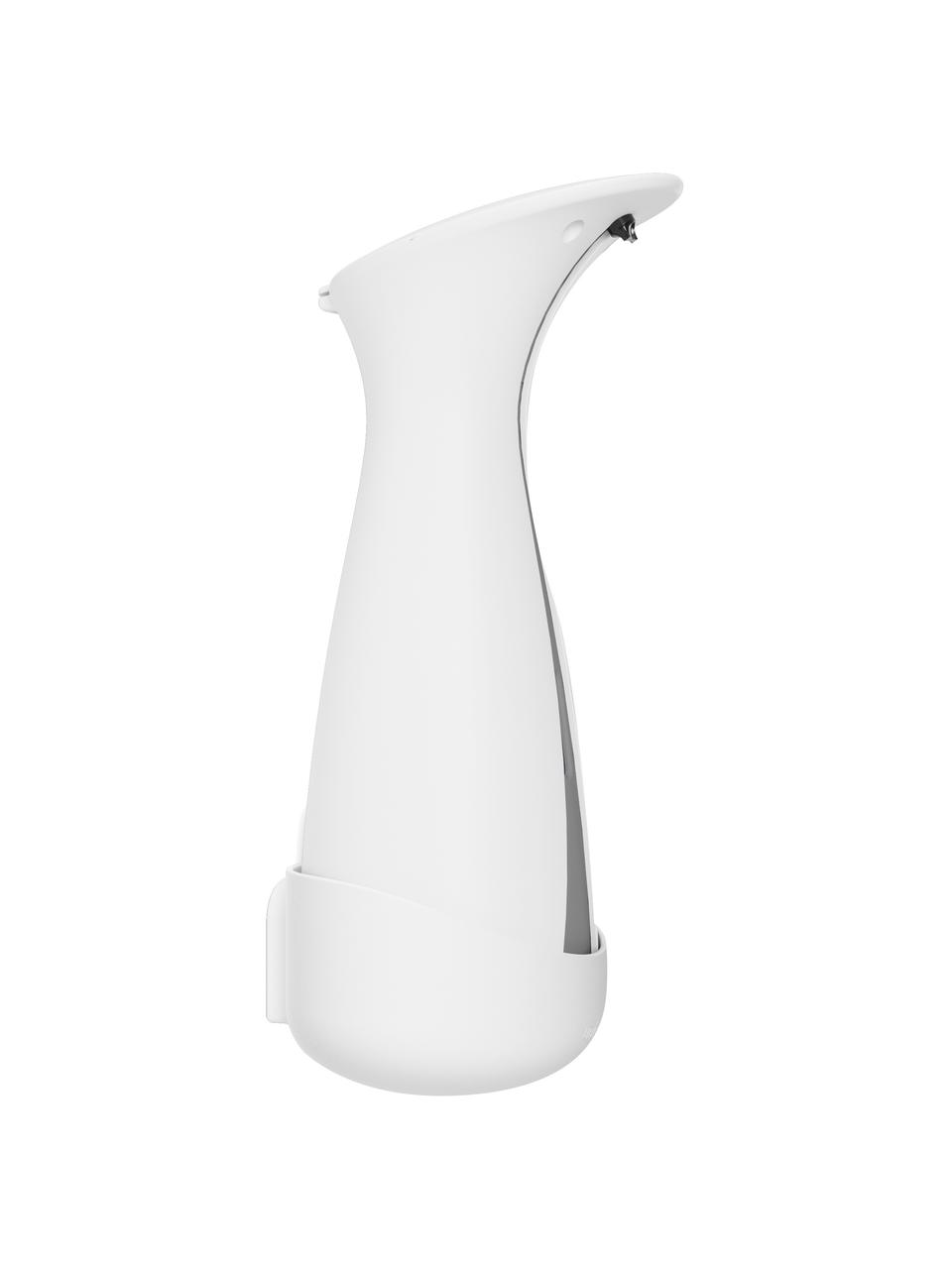 Distributeur de savon à capteur Otto, Plastique, Blanc, gris, Ø 10 x haut. 28 cm, 250 ml