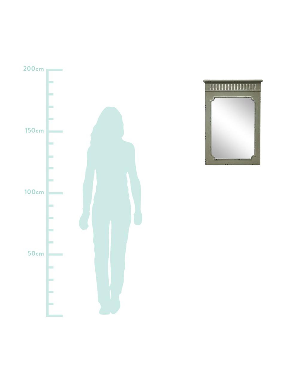 Espejo de pared Rocio, Espejo: cristal, Beige, An 50 x Al 70 cm