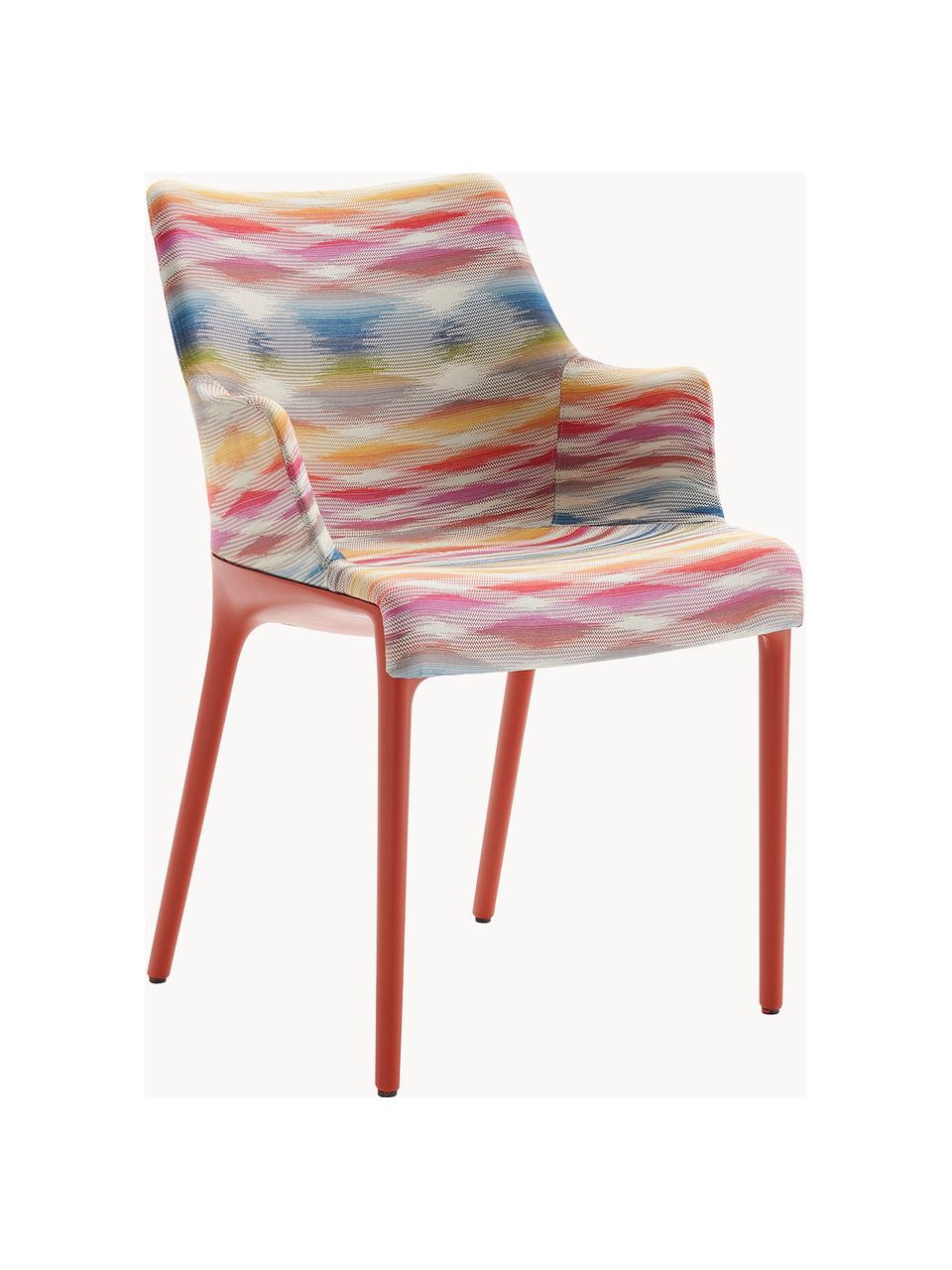 Židle s područkami z umělé hmoty Elegance Missoni, Více barev, červená, Š 55 cm, V 55 cm