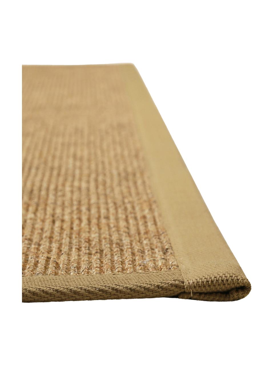 Alfombra de sisal Leonie, Parte superior: 100% fibra de sisal, Reverso: látex, Beige, An 300 x L 400 cm(Tamaño XL)