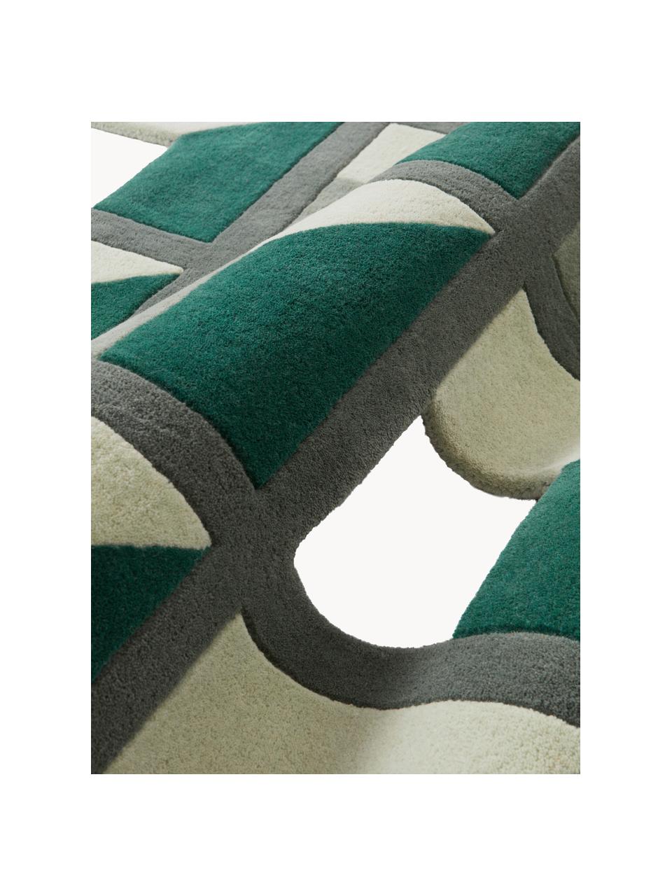 Ručně tkaný vlněný koberec Agon, 100 % vlna

V prvních týdnech používání vlněných koberců se může objevit charakteristický jev uvolňování vláken, který po několika týdnech používání ustane., Odstíny zelené, bílá, Š 200 cm, D 300 cm (velikost L)
