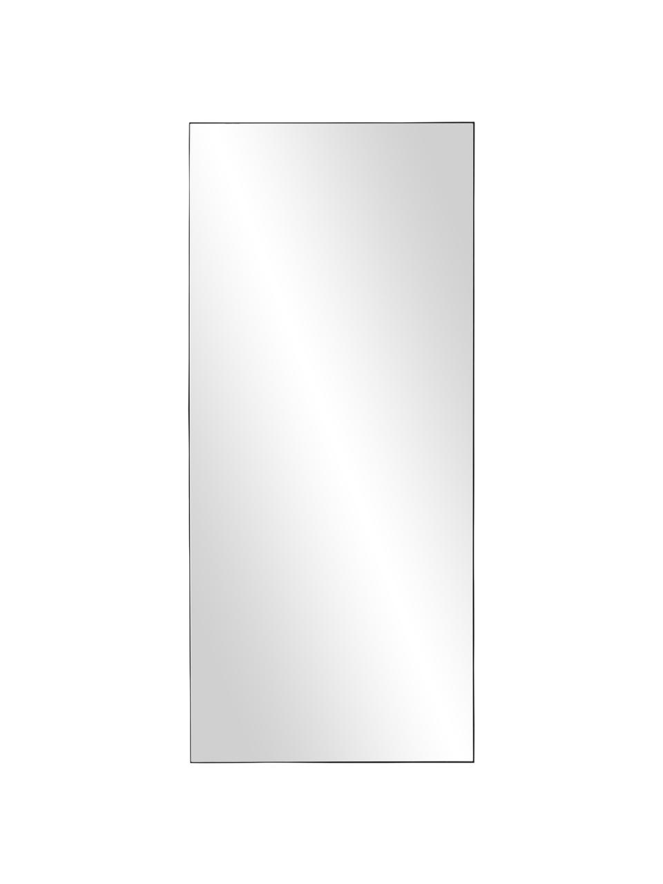 Lustro z metalową ramą Cato, Czarny, S 80 x W 180 cm