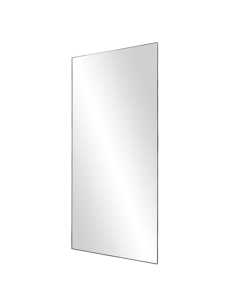 Grote passpiegel Cato, Lijst: gepoedercoat metaal, Zwart, B 80 x H 180 cm