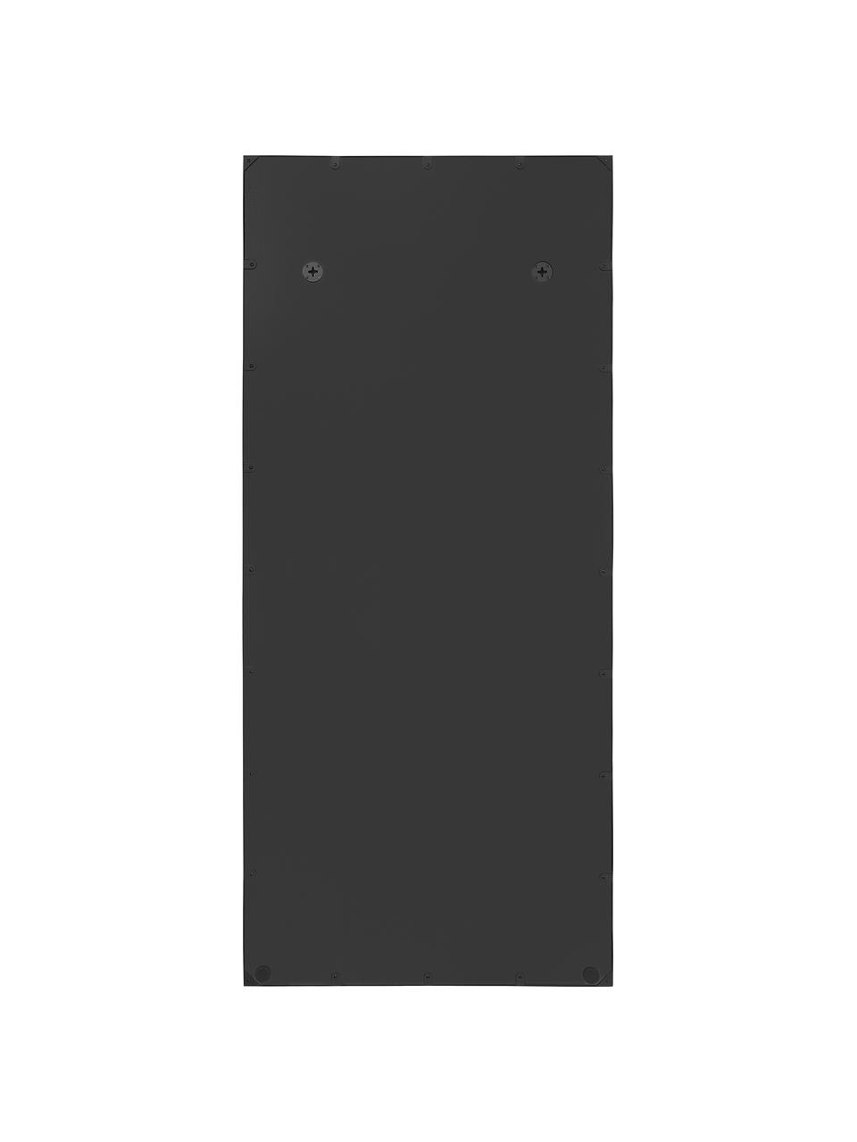 Lustro z metalową ramą Cato, Czarny, S 80 x W 180 cm