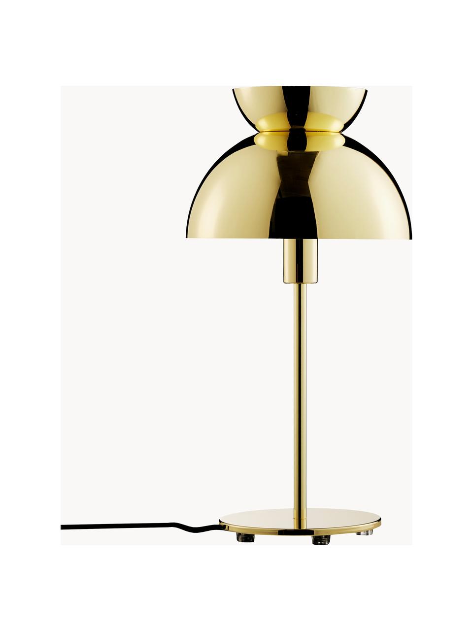 Designová stolní lampa Butterfly, Lesklá zlatá, Ø 21 cm, V 40 cm