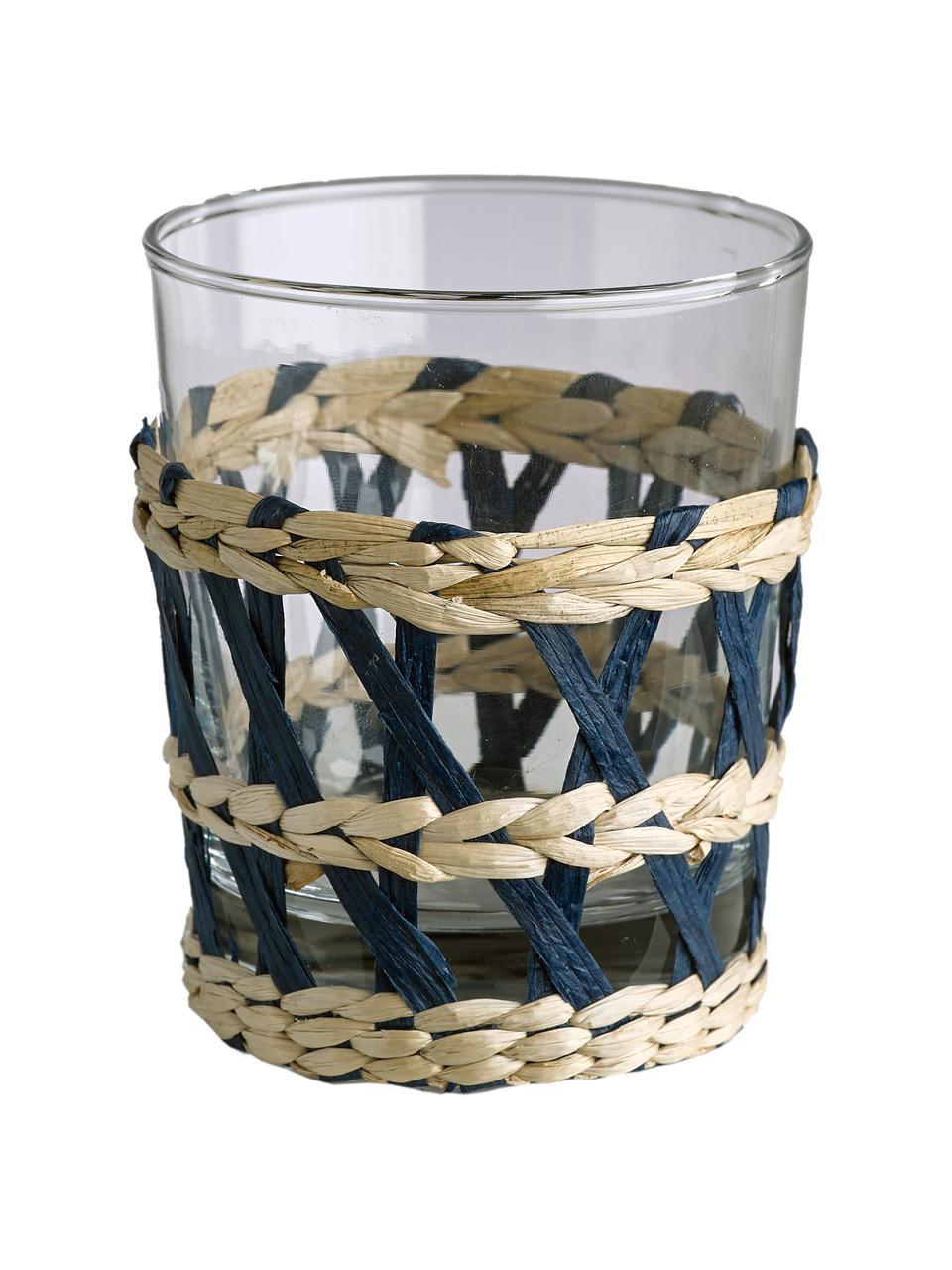 Sada sklenic na vodu Reed, 6 dílů, Transparentní, více barev, Ø 8 cm, V 10 cm, 250 ml