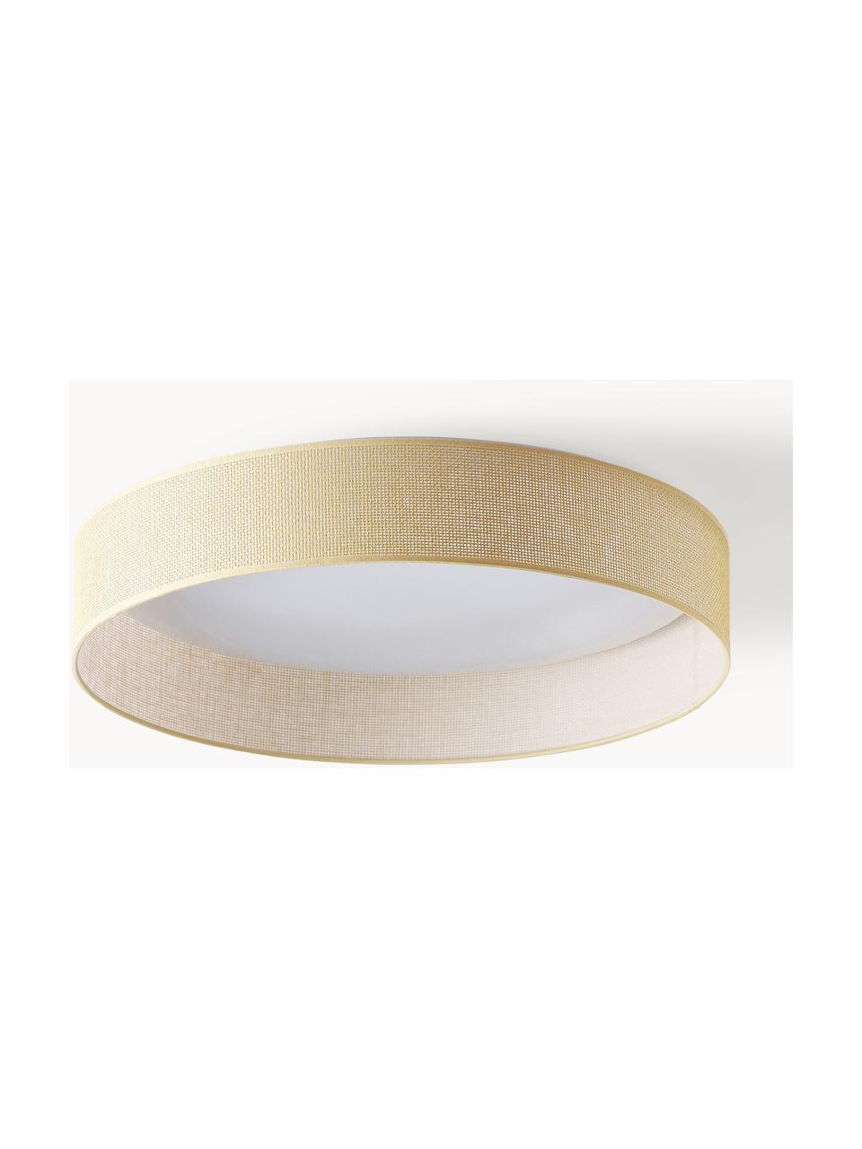 Plafón LED Helen Nature, Beige claro, Ø 52 x Al 11 cm