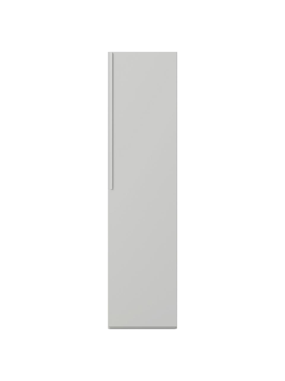 Modulární skříň s otočnými dveřmi Leon, šířka 50 cm, více variant, Šedá, Interiér Basic, Š 50 x V 200 cm