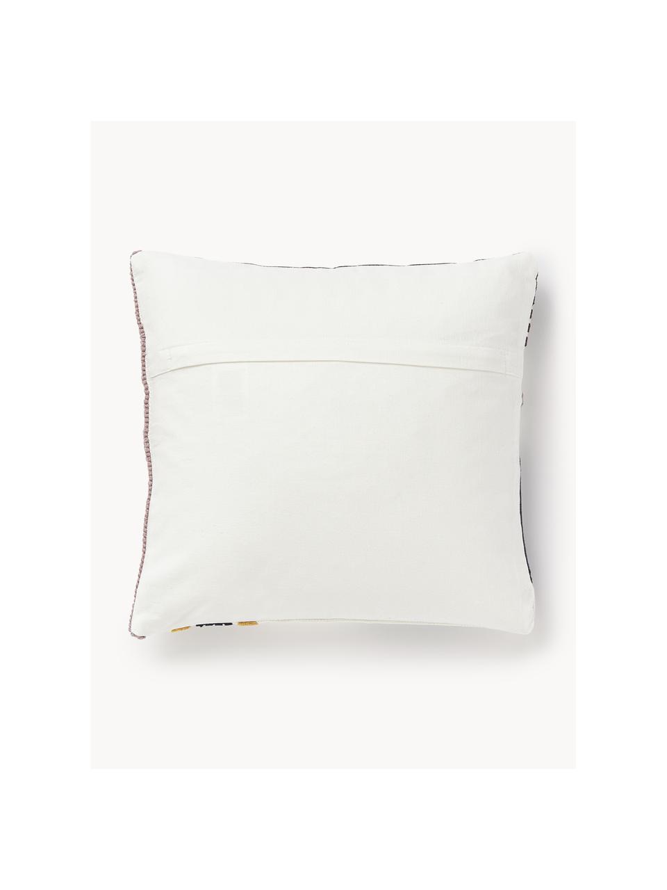 Housse de coussin 45x45 à motif abstrait Wassily, 100 % coton, Multicolore, larg. 45 x long. 45 cm