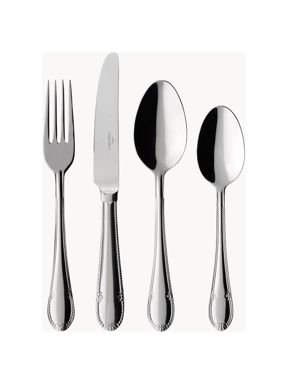 Set 30 posate argentate dal design raffinato La Classica 6 persone