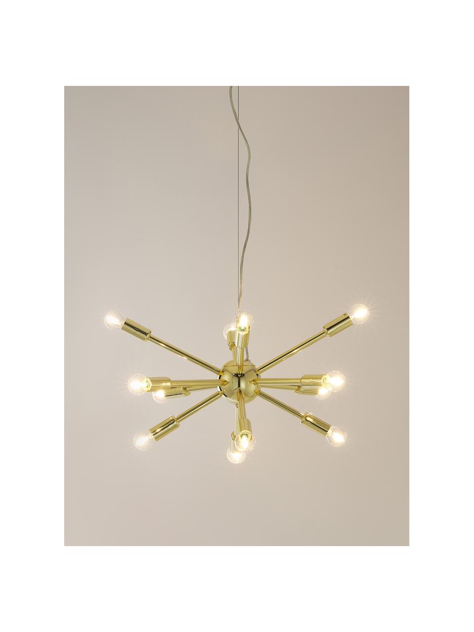 Lampa wisząca Spike, Odcienie złotego, Ø 50 cm