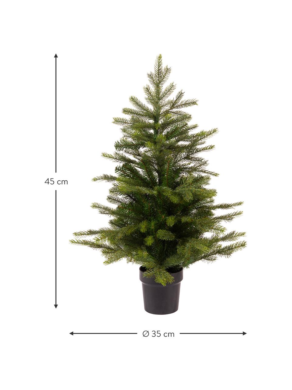 Albero di Natale artificiale Grandis, Verde, Ø 35 x Alt. 45 cm