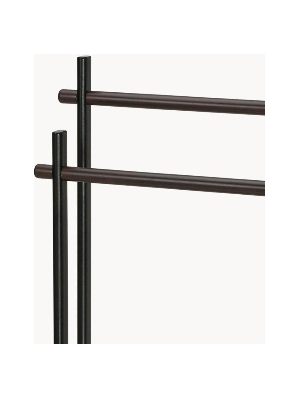 Toallero Brans, Estructura: metal, Negro, An 30 x Al 87 cm