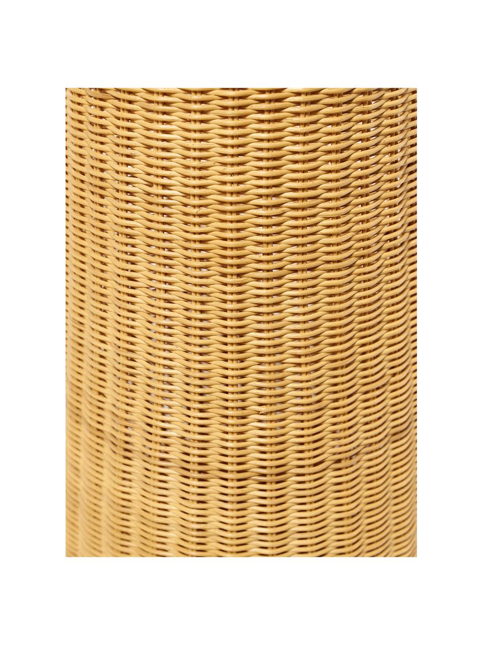 Handgefertigter Aufbewahrungskorb Laundry aus Rattan, Rattan, Hellbraun, Ø 42 x H 80 cm