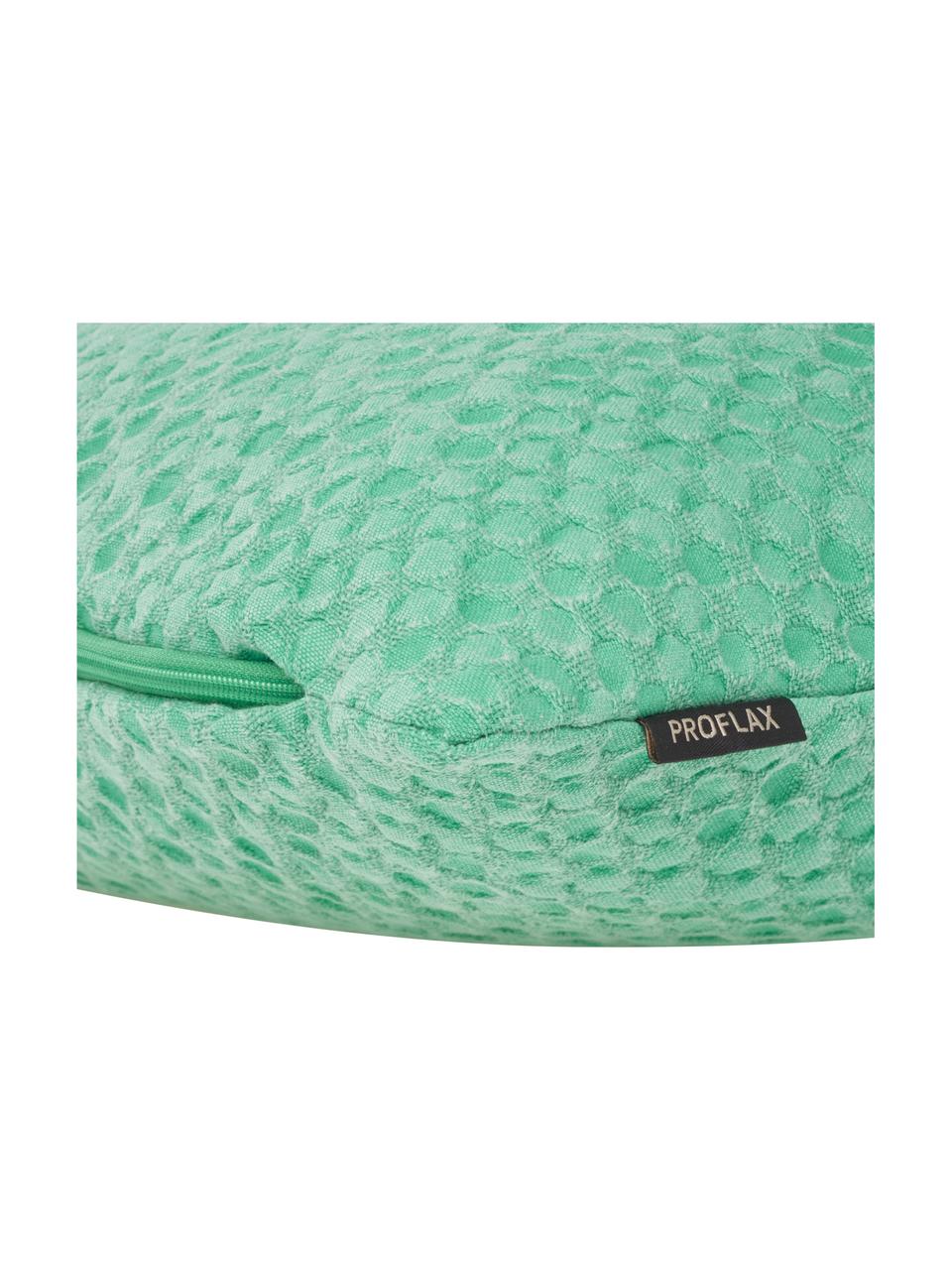 Housse de coussin 45x45 vert turquoise Iseo, Vert turquoise