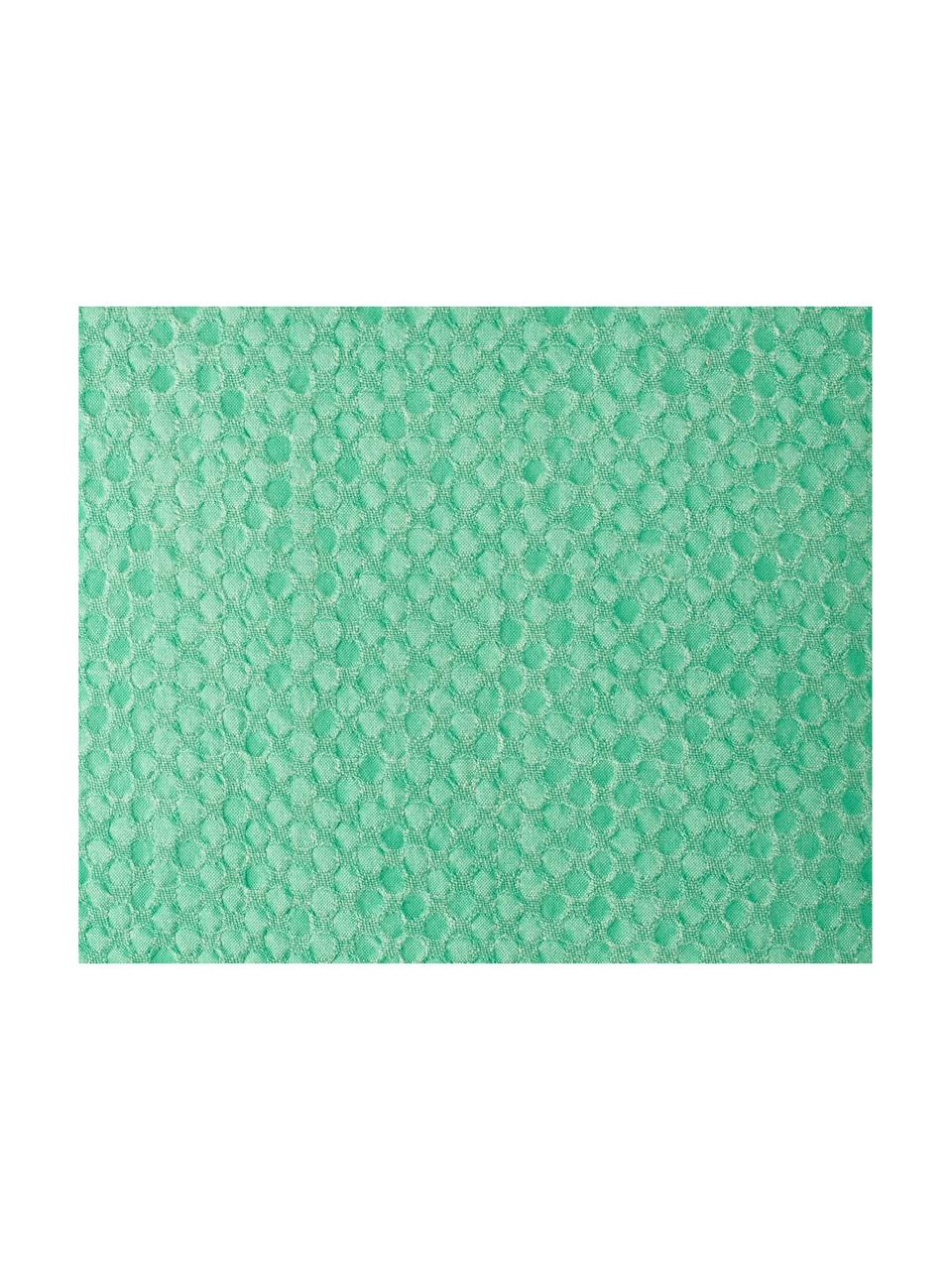 Funda de cojín Iseo, Verde turquesa, An 45 x L 45 cm