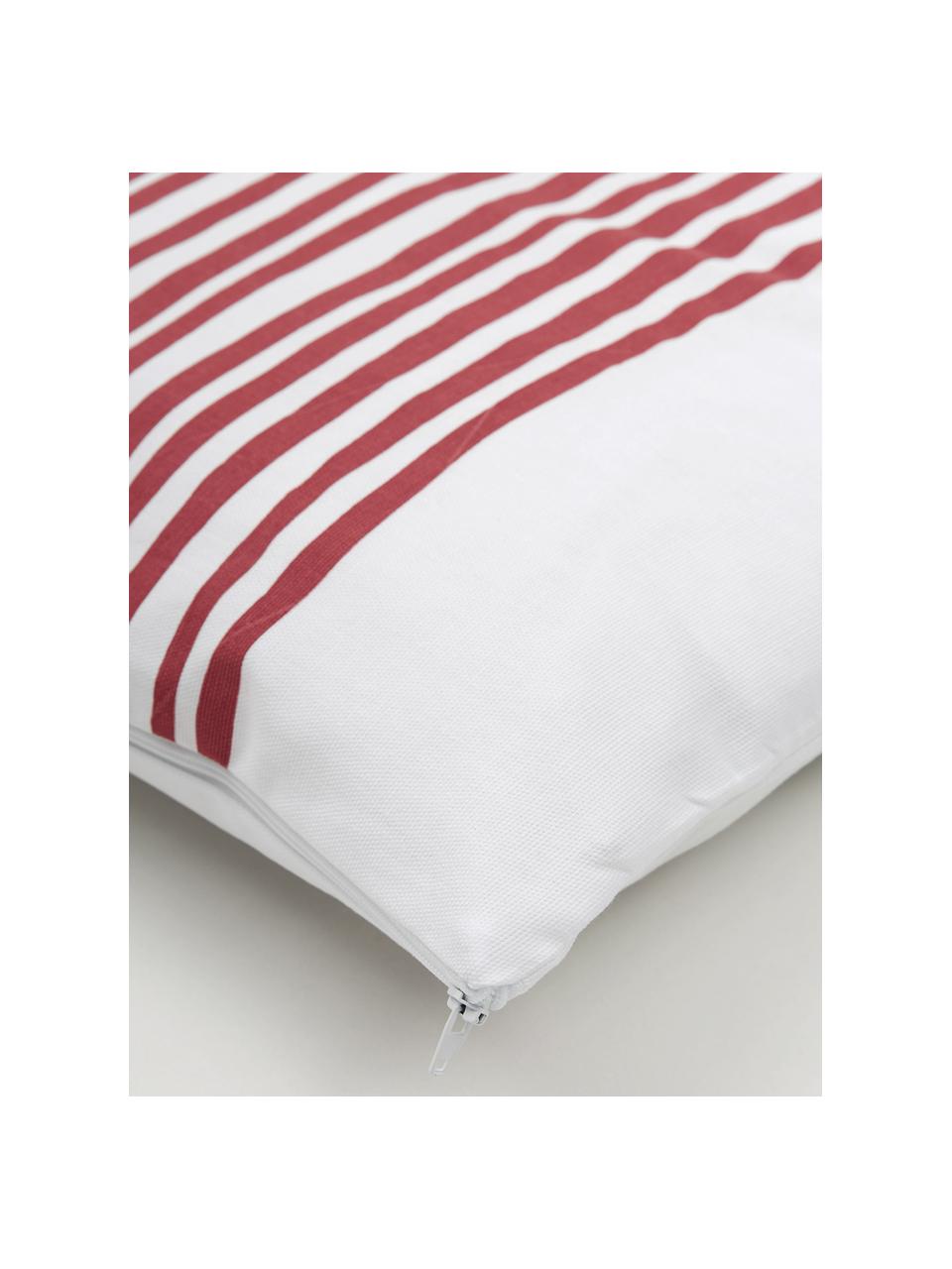 Housse de coussin 40x40 Corey, Blanc, pourpre