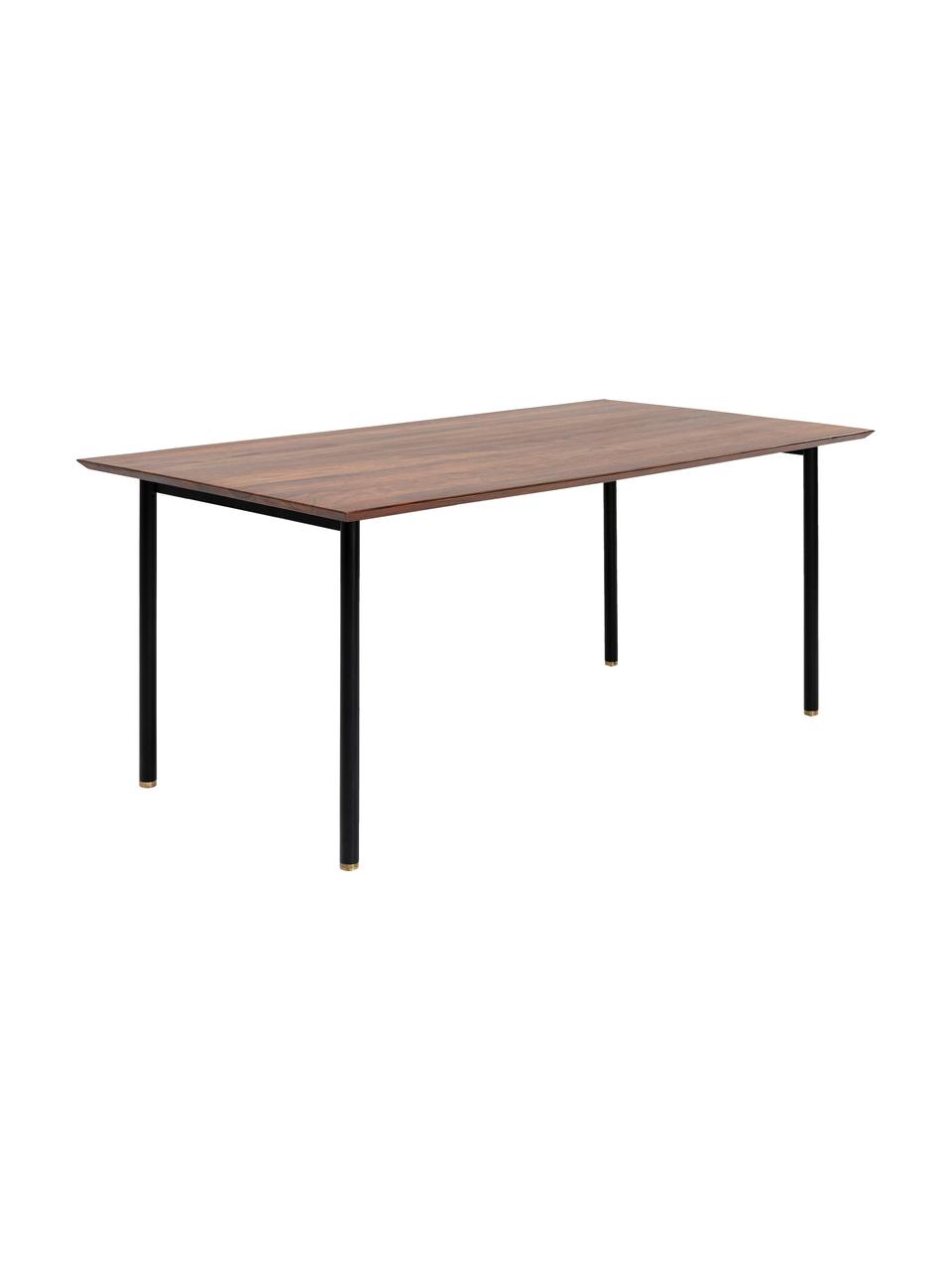 Jedálenský stôl Ravello, v rôznych veľkostiach, Hnedá, čierna, Š 200 x H 100 cm