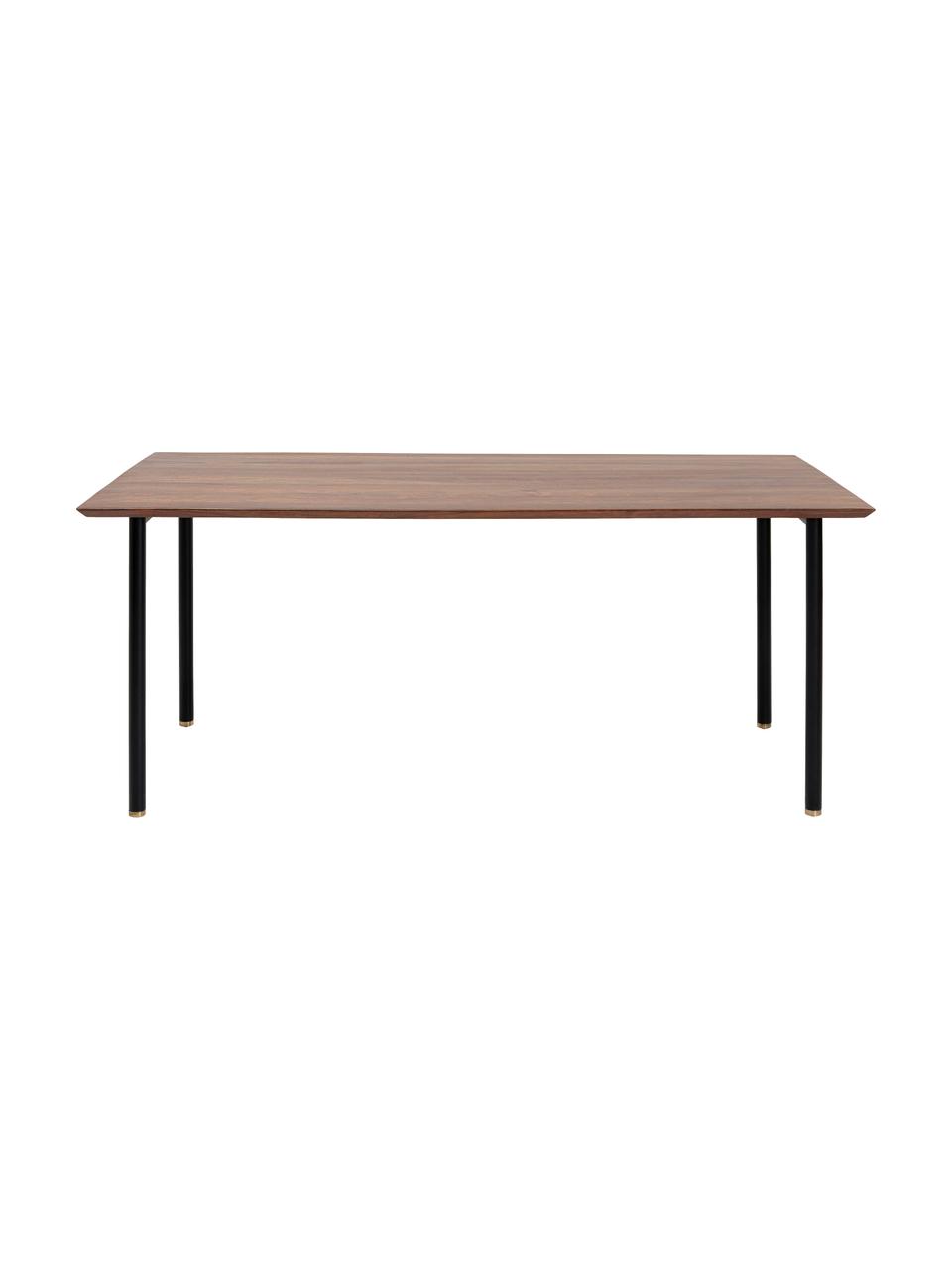 Jedálenský stôl Ravello, v rôznych veľkostiach, Hnedá, čierna, Š 200 x H 100 cm