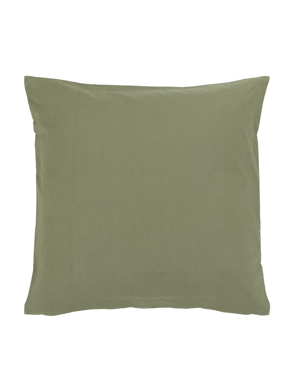 Taie d'oreiller 65x65 coton brodé vert Elaine, 2 pièces, 100 % coton
Densité du fil 140 fils au pouce carré, qualité standard

Le linge en coton procure une agréable sensation de douceur sur la peau, absorbe bien l'humidité et convient aux personnes allergiques, Vert, larg. 65 x long. 65 cm