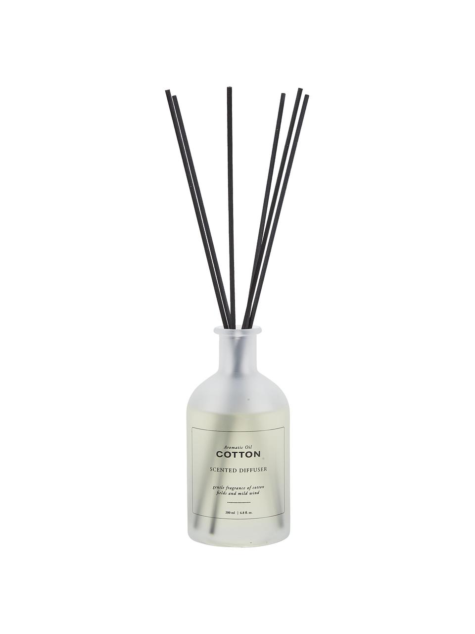 Diffuser Cotton (katoen, zachte wind), Houder: glas, Katoen, zachte wind, Ø 7 x H 29 cm