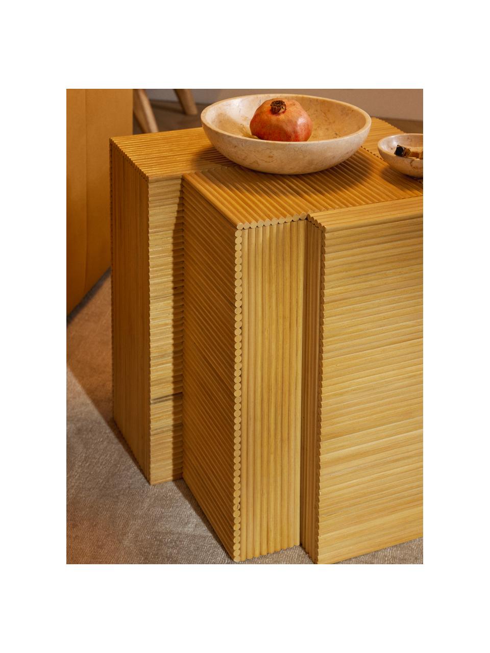 Mesa auxiliar Elian, Madera de caoba, An 45 x Al 50 cm