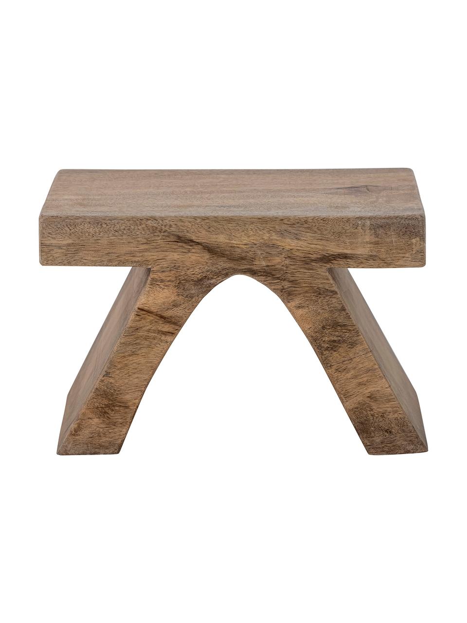 Table d'appoint en bois de manguier Nilo, Bois de manguier, Bois de manguier, larg. 38 x prof. 21 cm