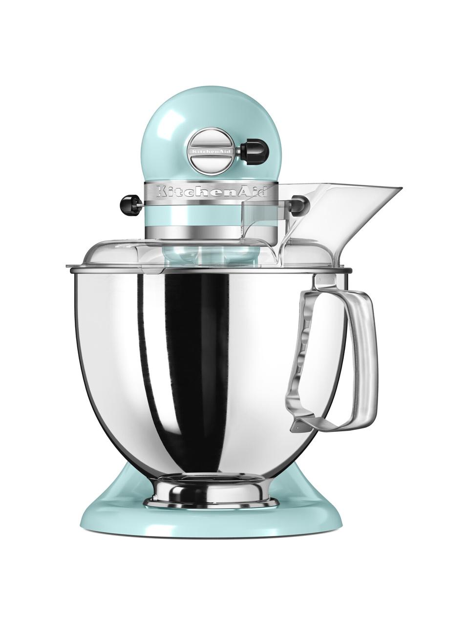Robot da cucina con testa motore inclinabile Artisan, Ciotola: acciaio inossidabile, Azzurro lucido, Larg. 37 x Alt. 36 cm