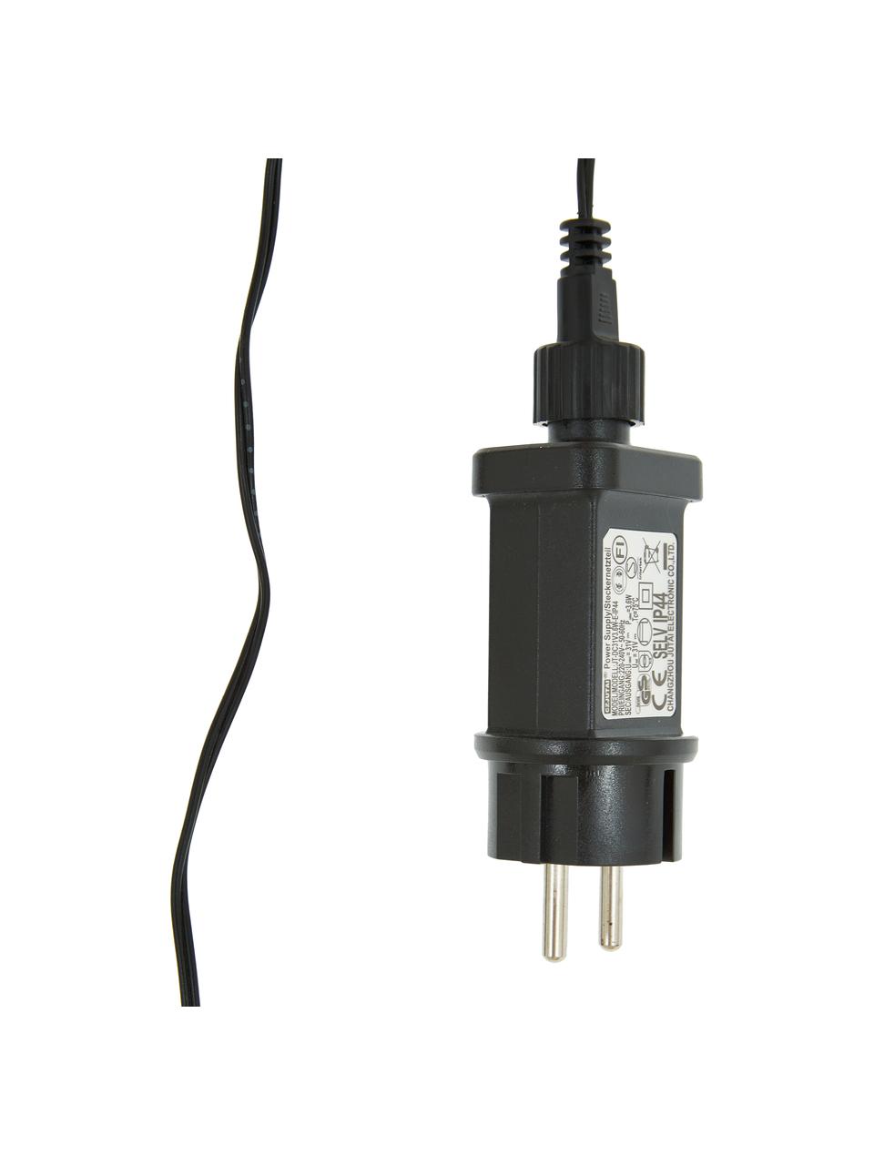 LED lichtslinger Bulb, 360 cm, 10 lampions, Lampions: kunststof, Fitting: metaal, Geel, goudkleurig, L 360 cm