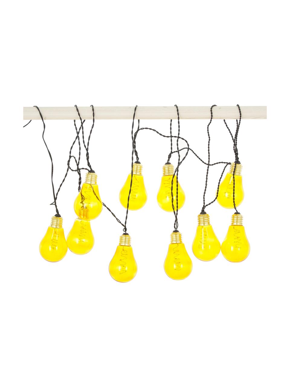 Guirlande lumineuse LED Bulb, 360 cm, Jaune, couleur dorée, long. 360 cm