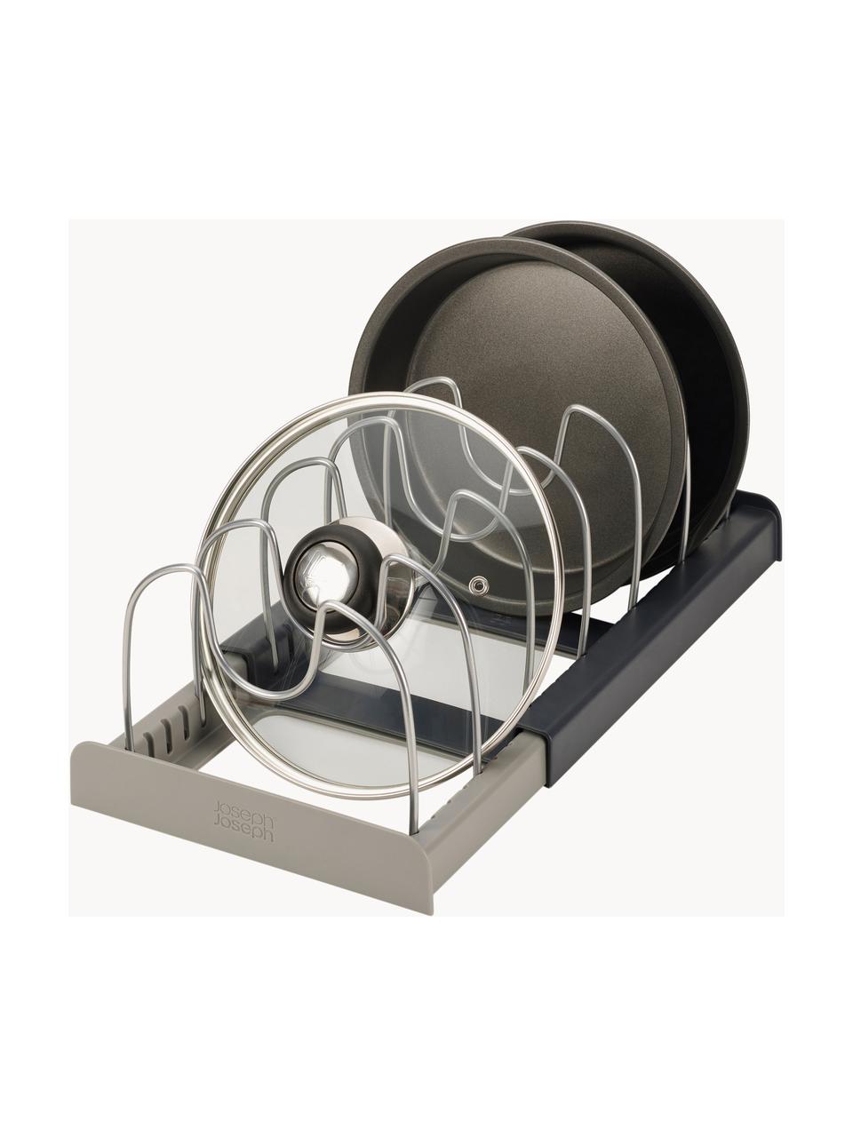 Organizador de utensilios de cocina DrawerStore, Plateado, tonos grises, An 20 x L 31 cm