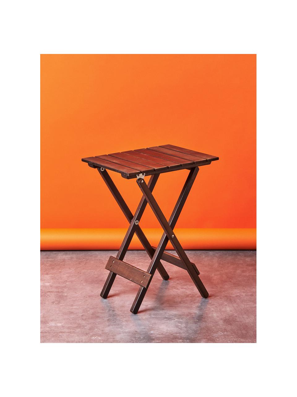 Tavolo pieghevole in legno Lodge, Legno di acacia, oliato
®FSC certificata, Legno d'acacia, Larg. 38 x Alt. 51 cm