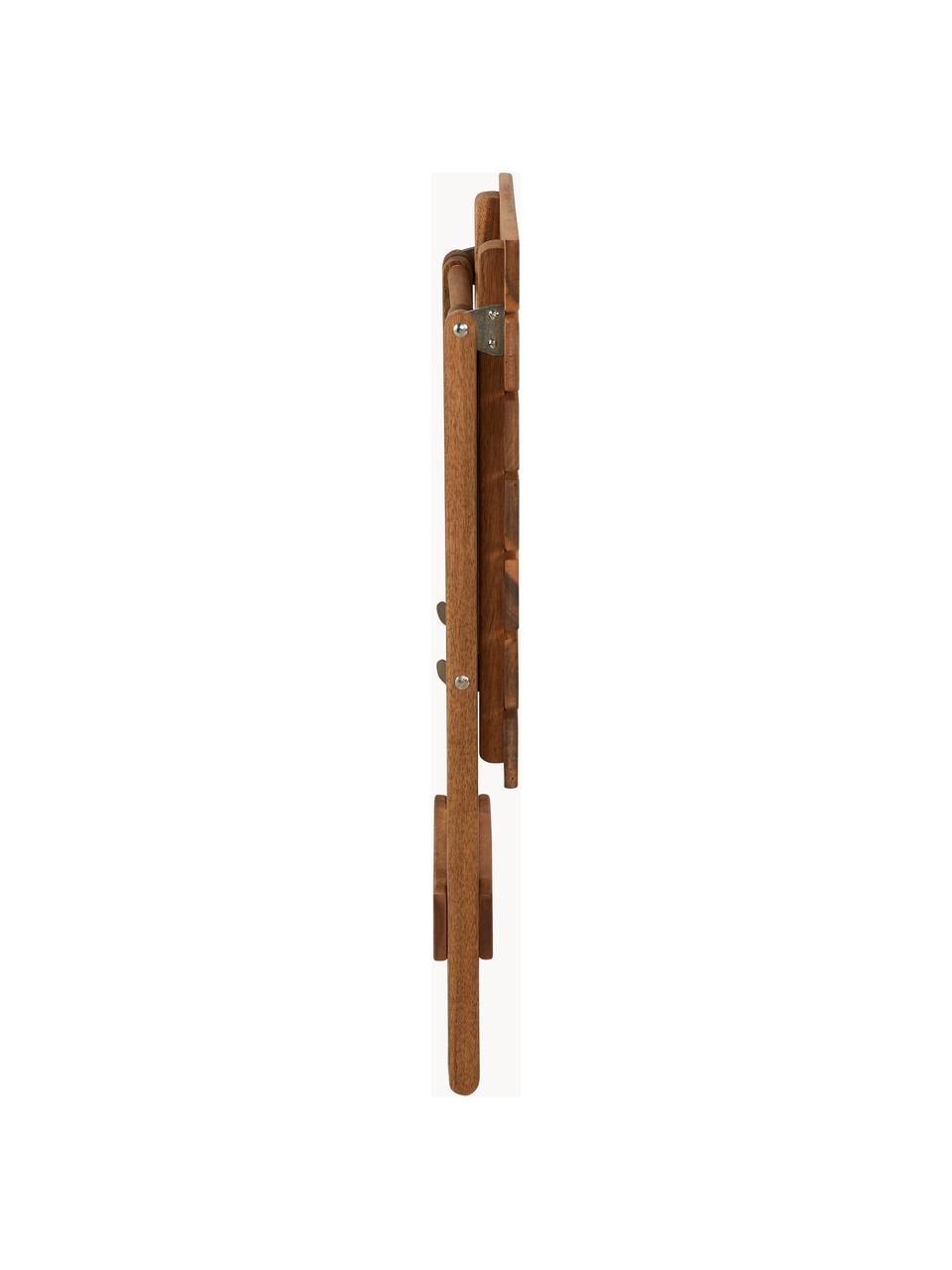 Beistelltisch Lodge aus Holz, klappbar, Akazienholz, geölt, Akazienholz, B 38 x H 51 cm