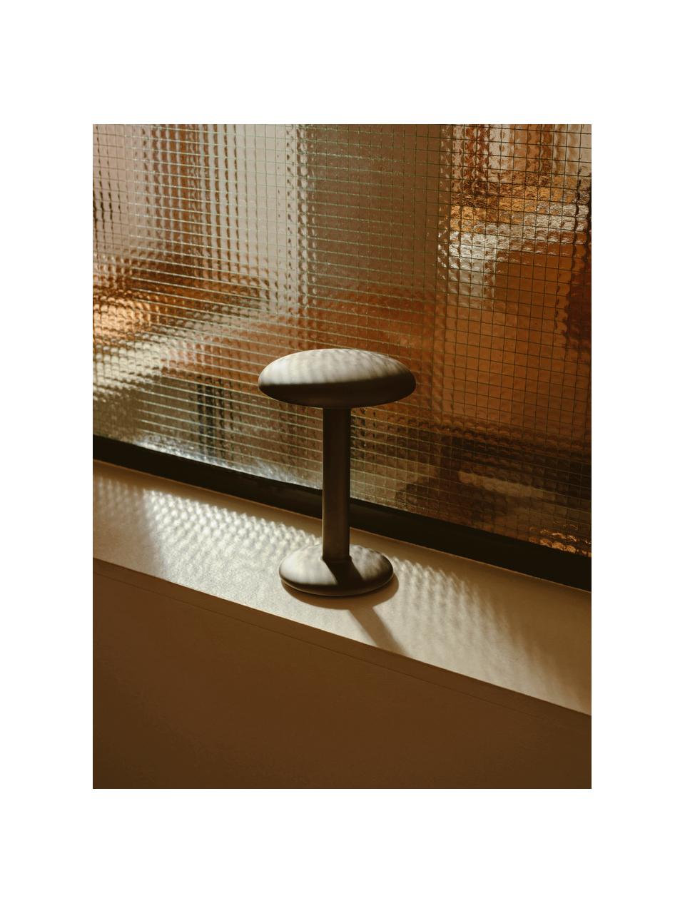 Lampa stołowa LED z funkcją przyciemniania Gustave, Aluminium powlekane, Antracytowy, matowy, Ø 16 x W 21 cm