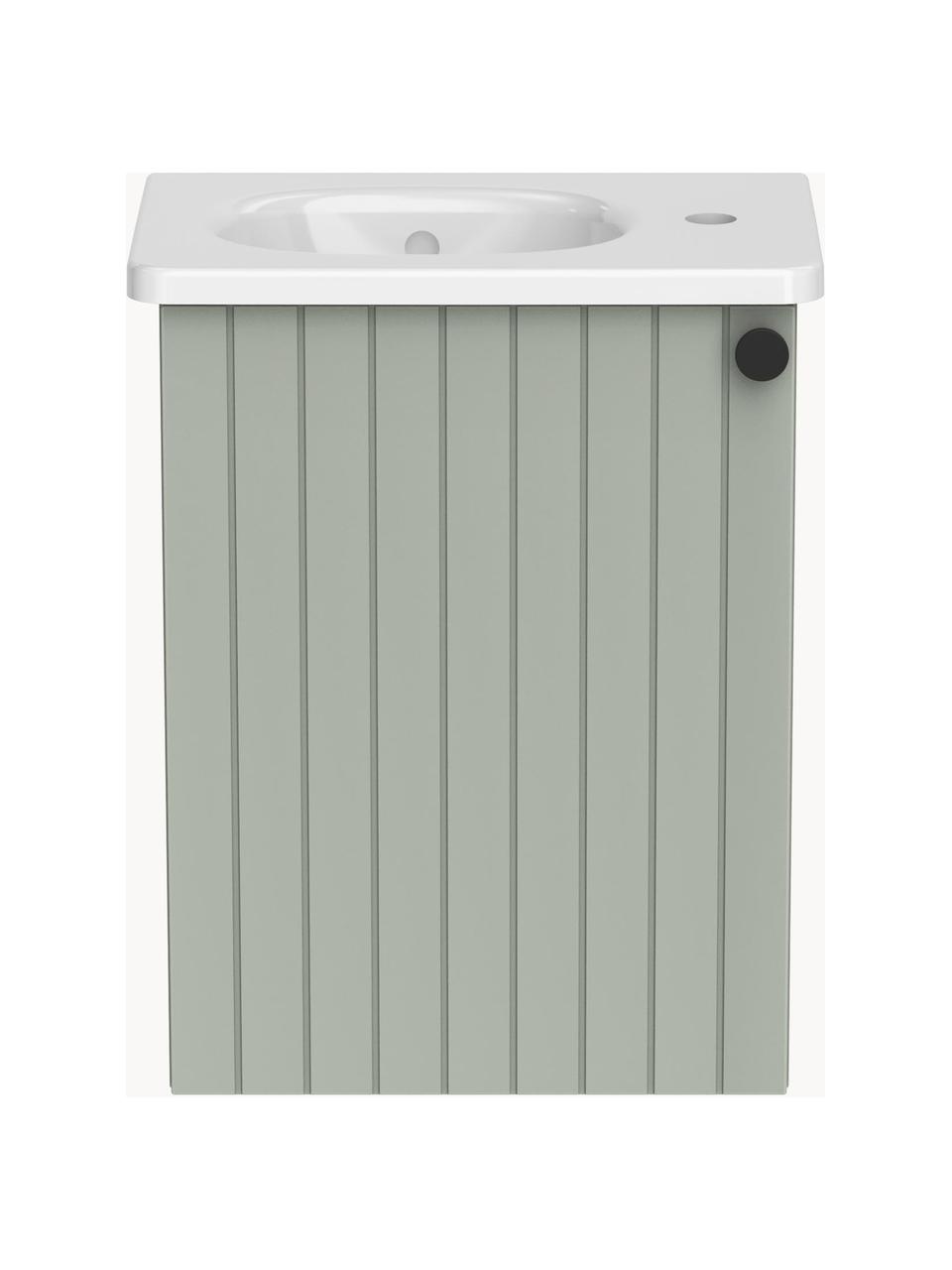 Mueble bajo lavabo Emil, 45 cm, Verde salvia, An 45 x Al 58 cm