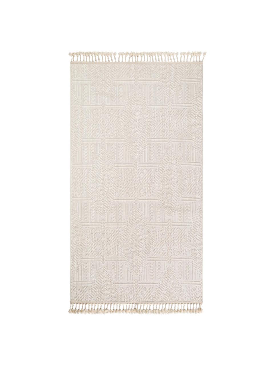 Tapis crème Laila Tang, Couleur crème