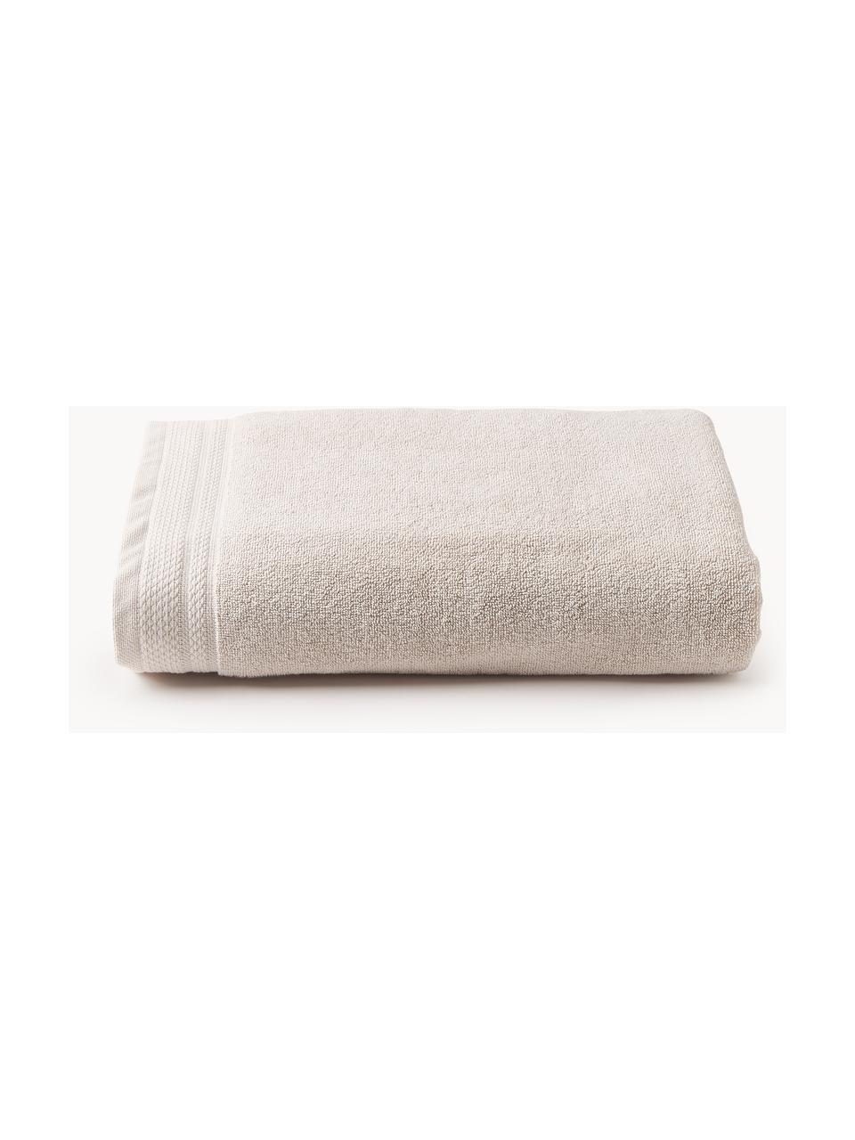 Handtuch Premium aus Bio-Baumwolle in verschiedenen Grössen, 100 % Bio-Baumwolle, GOTS-zertifiziert (von GCL International, GCL-300517)
 Schwere Qualität, 600 g/m², Hellbeige, Handtuch, B 50 x L 100 cm