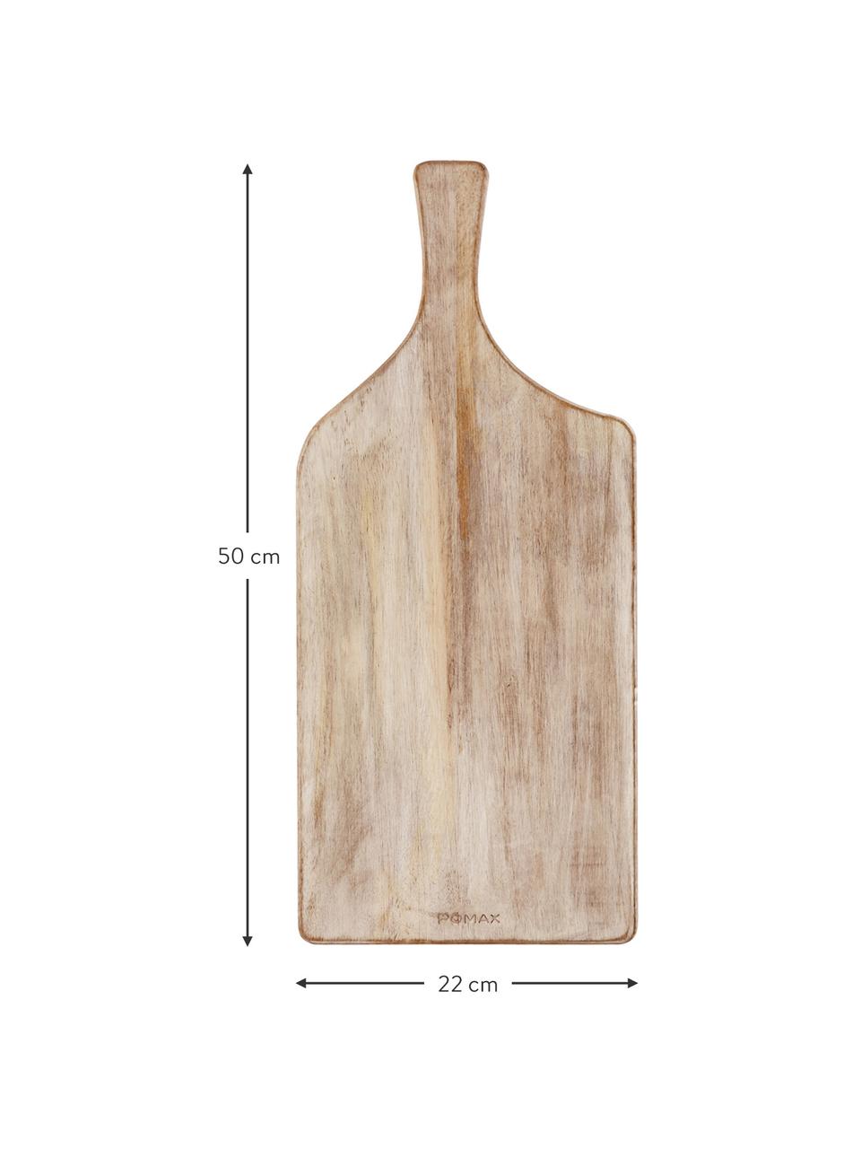 Mangoholz-Schneidebrett Limitless, L 50 x B 22 cm, Mangoholz, Mangoholz, 22 x 50 cm