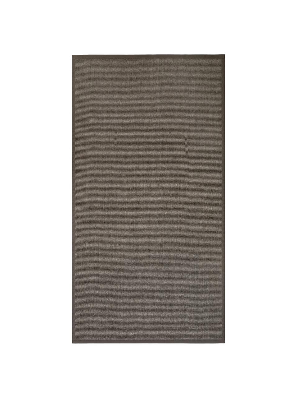 Tapis en sisal Leonie, Gris-brun