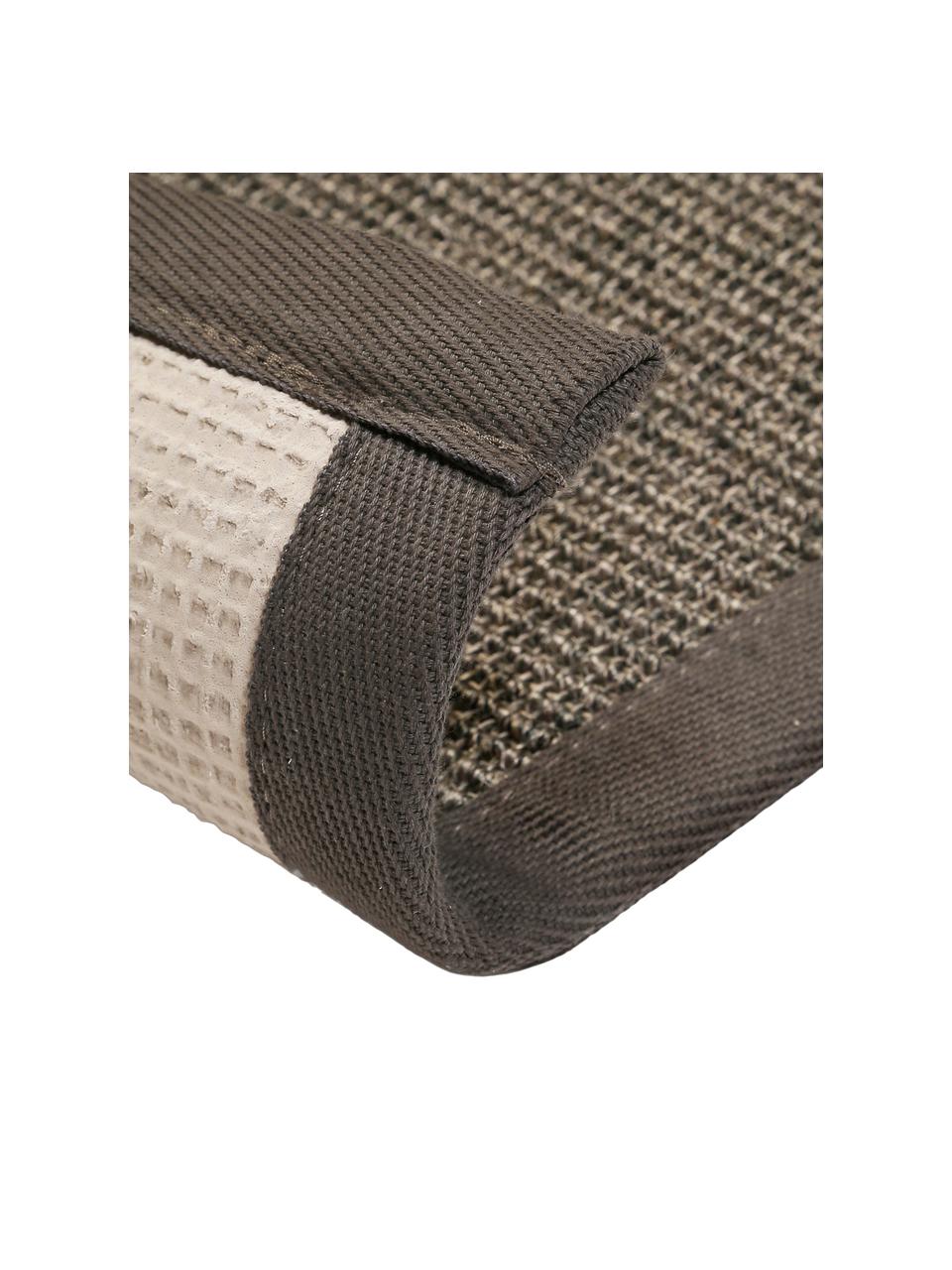 Tapis en sisal Leonie, Gris-brun