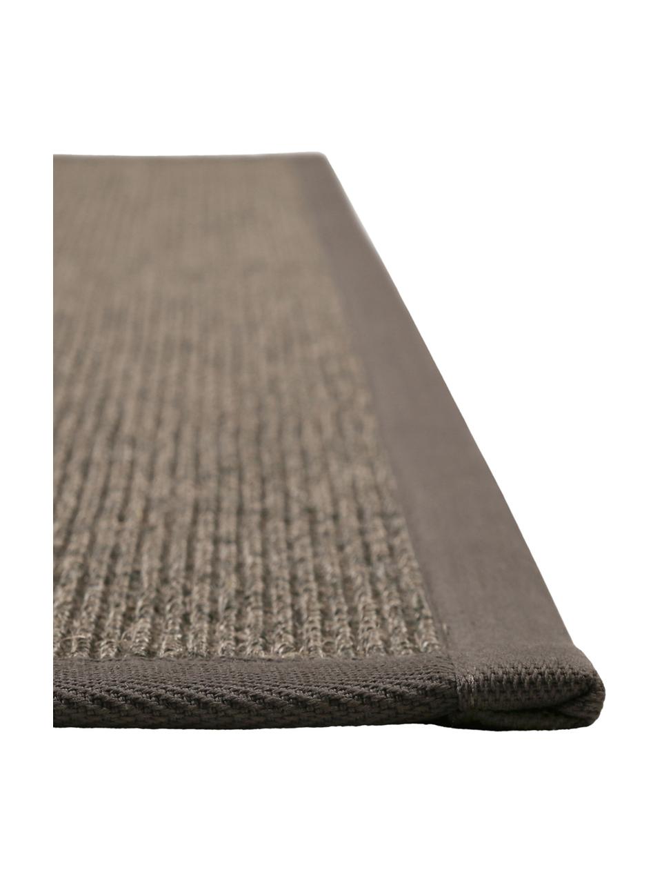 Tapis en sisal Leonie, Gris-brun