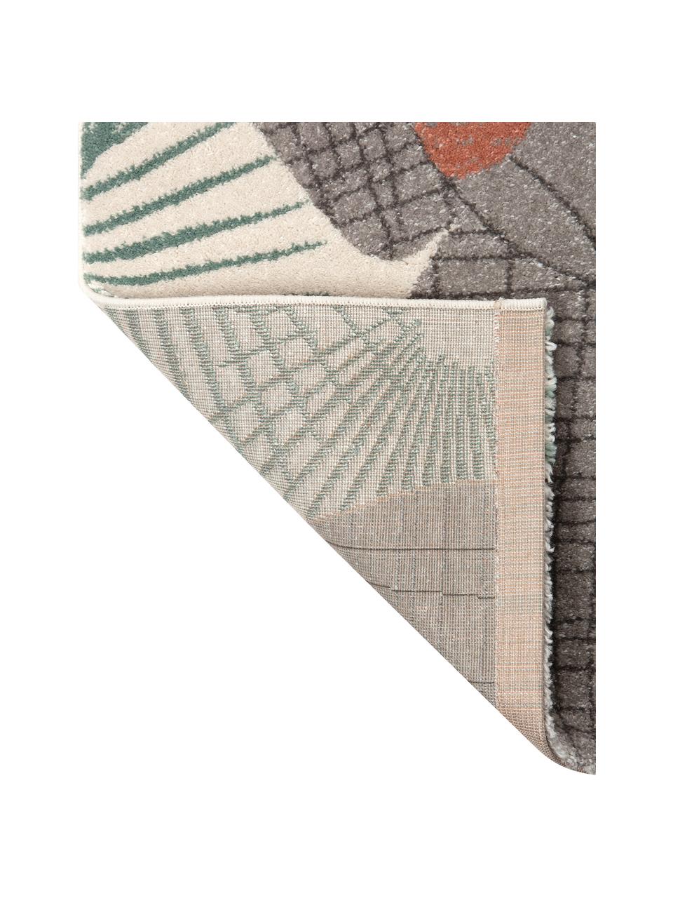 Teppich Junko, Polypropylen, Beige, Grün, Grau, B 120 x L 170 cm