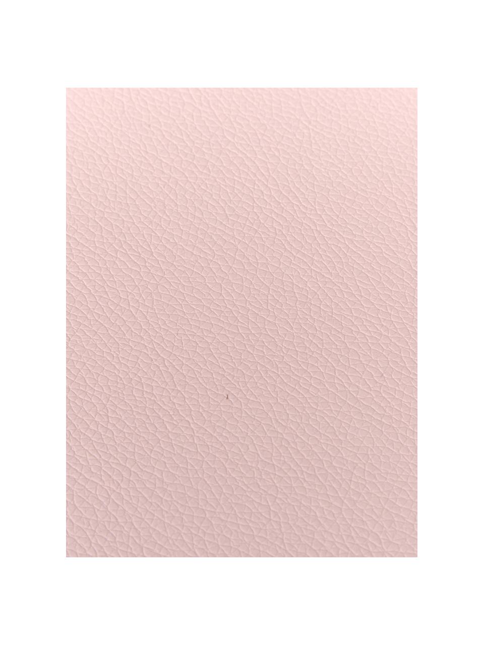 Manteles individuales de cuero sintético Pik, 2 uds., Plástico (PVC) es aspecto de cuero, Rosa, An 33x L 46 cm