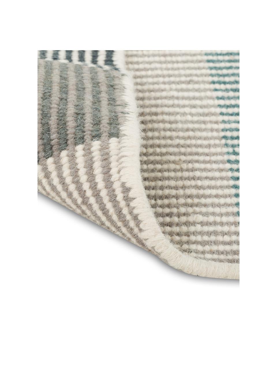 Passatoia kilim a righe in lana tessuta a mano Devise, 100% lana
Nel caso dei tappeti di lana, le fibre possono staccarsi nelle prime settimane di utilizzo, questo e la formazione di lanugine si riducono con l'uso quotidiano, Multicolore, Larg. 80 x Lung. 280 cm
