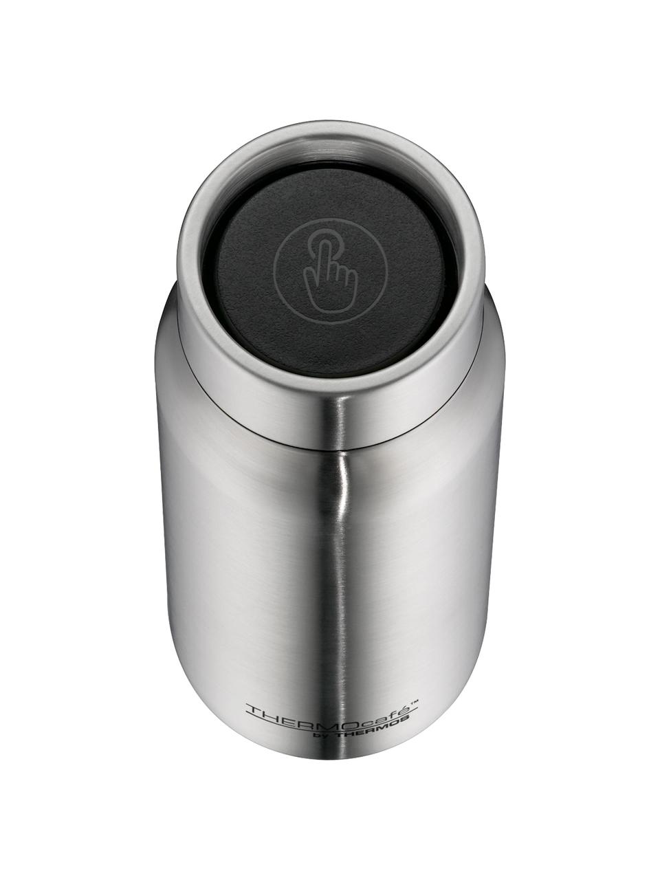Termo TC, 500 ml, Recipiente: acero inoxidable cepillad, Plateado mate, 500 ml