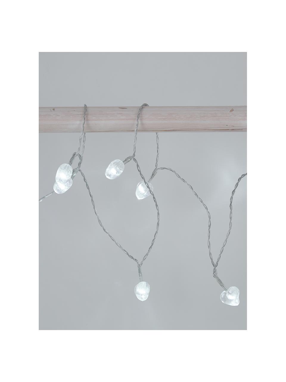 Guirnalda de luces LED Heart, 135 cm, Cable: plástico, Transparente, L 135 cm, 10 luces