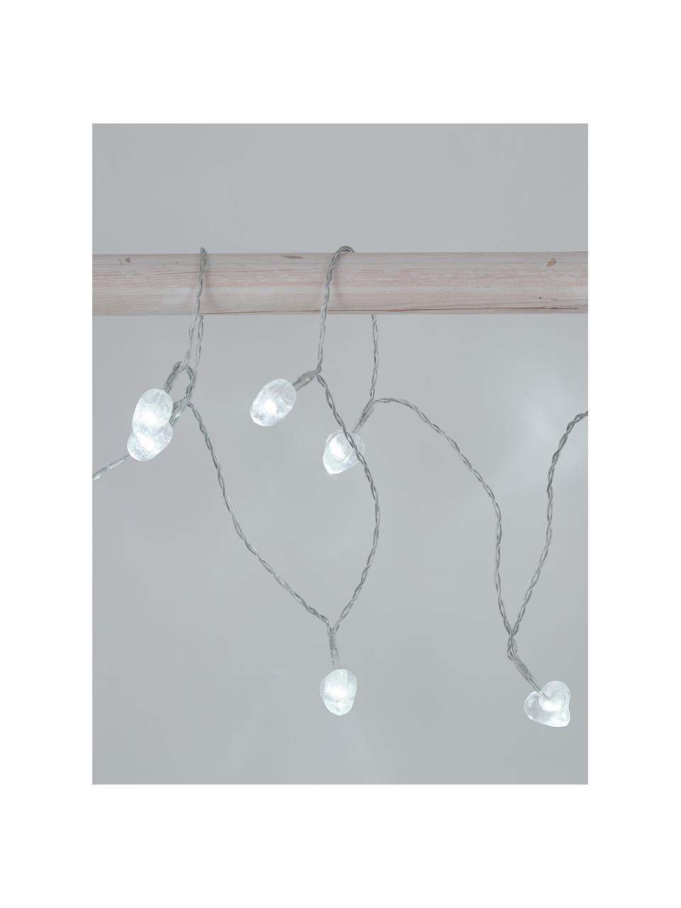 LED-Lichterkette Heart, 135 cm, Lampions: Kunststoff, Transparent, L 135 cm, 10 Lampions