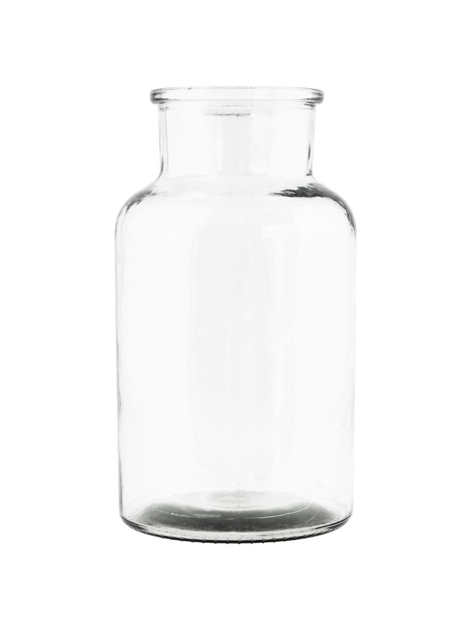 Klassische Glas-Vase Jaredya, Glas, Transparent, Ø 14 x H 26 cm